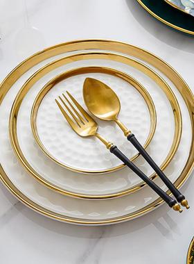 10 "Phnom Penh Cold Plate Ceramic Western Dessert Flat