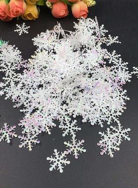 300pcs/lot Christmas Snowflakes Confetti Artificial Snow Xma