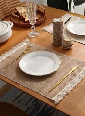 Vintage Placemats Soft Table Mats High Quality Natural Cotto