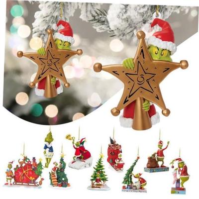 Christmas creative pendant Christmas tree decorations 9cm