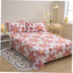 bedsheet bed linen student single1.5 sheet spread cotton