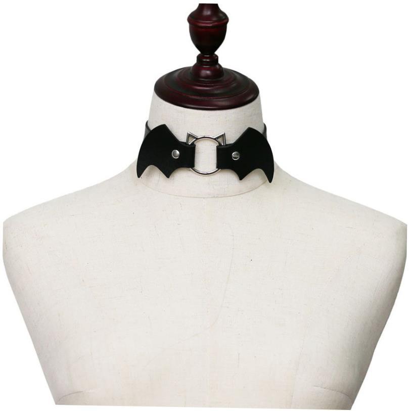 Gothic Punk Choker vampire Colar Necklace Women Adjustable