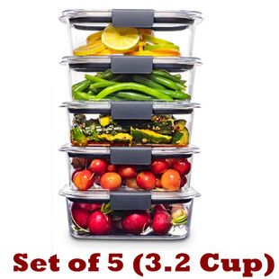 Storage Prep Containers Meal Leftover Box Food