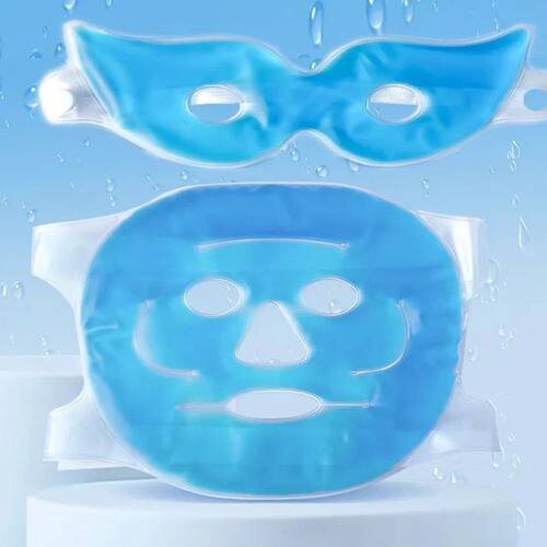 Face Cooling Mask Gel Eye Mask Ice Pack Cooling PVC Hot Cold