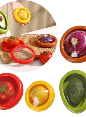Reusable Food Saver Box Half Cut Fruit Freshing Retractable