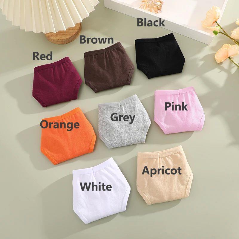 4PCS/Set Women Cotton Panties Seamless Low Rise Thongs V-Wai