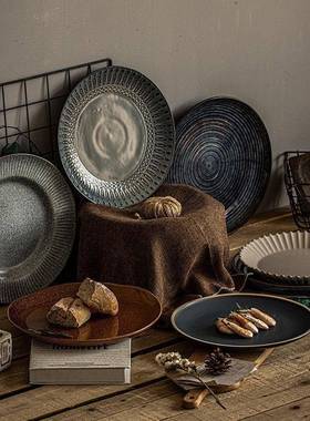 dinner plates ceramic steak plate dishes 西餐盘 western food