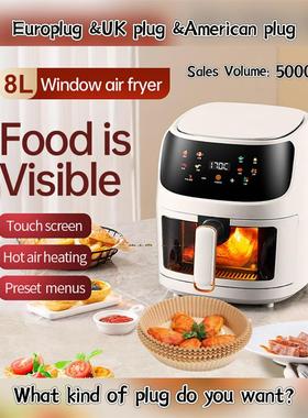 8L Airfryer Oven Air fryer Oil free oilless cooker Nonstick