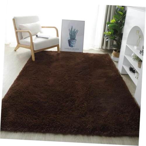 Fluffy Area Rugs for Bedroom Shaggy Floor Mat  地毯垫1