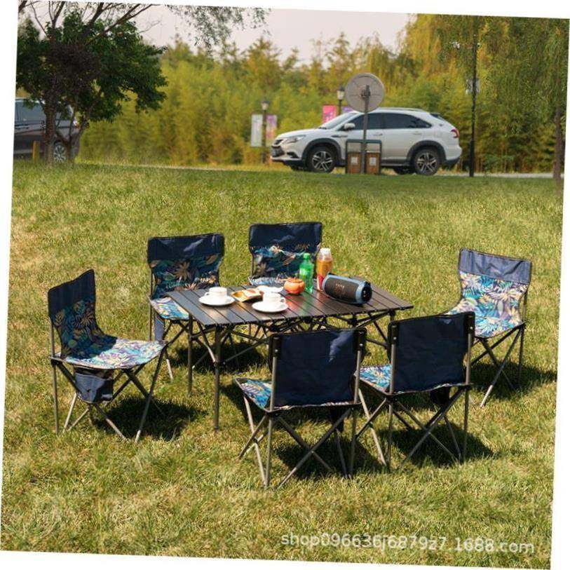 aluminium alloy camping table Portable foldable and chairs