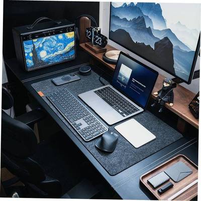 Wool Felt mouse pad mat Large XXL Office Computer无品牌/ Des