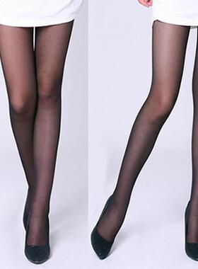 Fashion Black Lady Tights Elastic Silk Stockings Solid