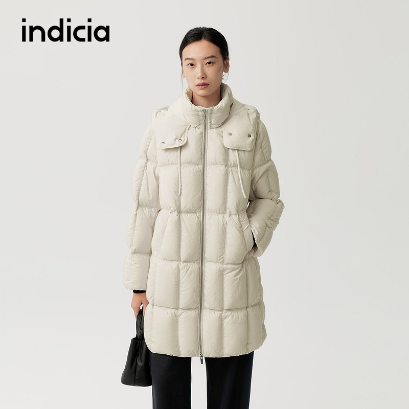 indicia标记商场同款25冬季新款女装羽绒服外套F2D5YR567C