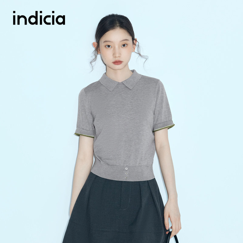 indicia标记商场同款2026夏季新款女装针织衫L2B6ZZ125F