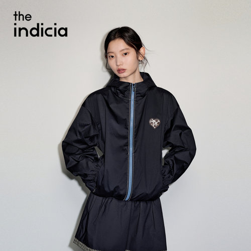 indicia标记商场同款2026秋季新款女装藏青色外套L2C6WT194Y