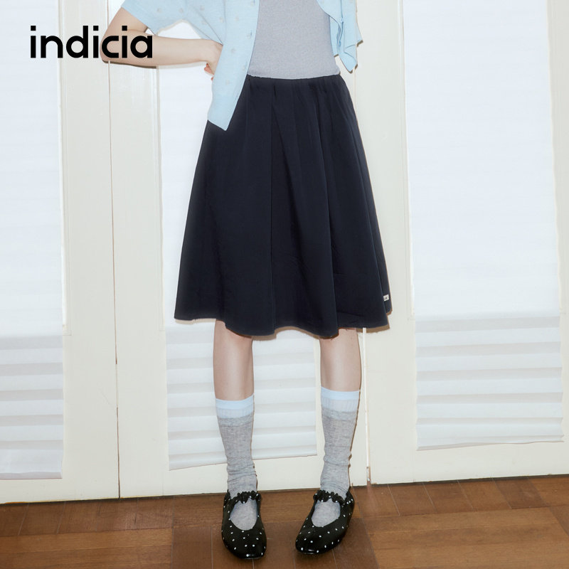 indicia标记商场同款26夏季新款女装半身裙短款A字裙子L2B6QZ121F