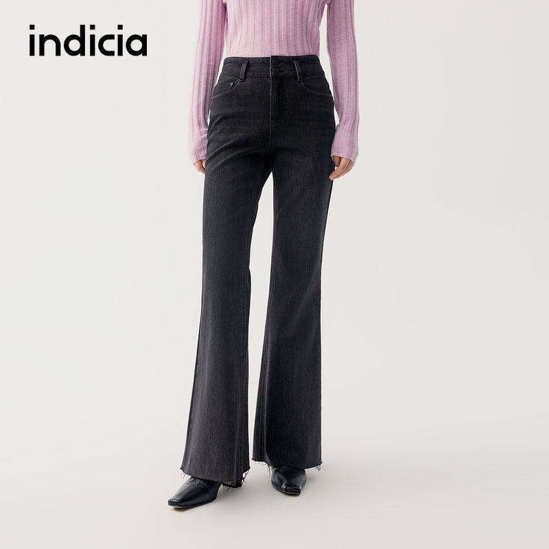 indicia标记商场同款2025秋冬季新款女装牛仔裤休闲裤F2D5NK482C