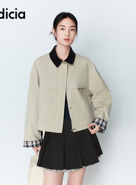 indicia标记商场同款26春季新款女装棉阔型短款外套L2A6WT030