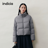 indicia标记短款 L2D5YR250 女装 羽绒服外套立领面包服2025冬季 新款
