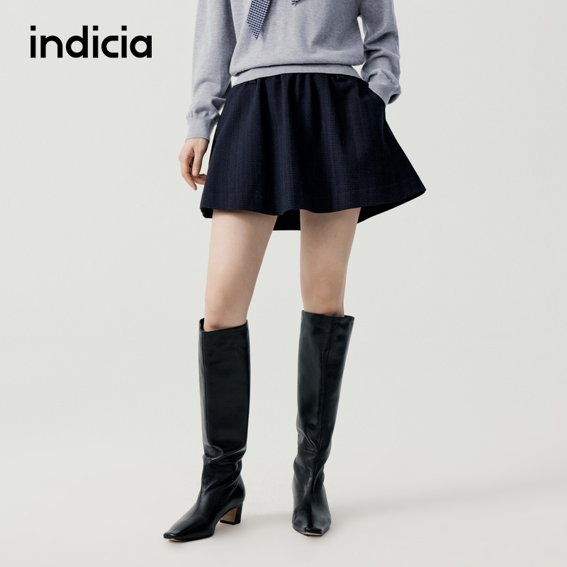 indicia标记商场同款2025秋冬季新款女装半身裙女短裙F2D5QZ496C