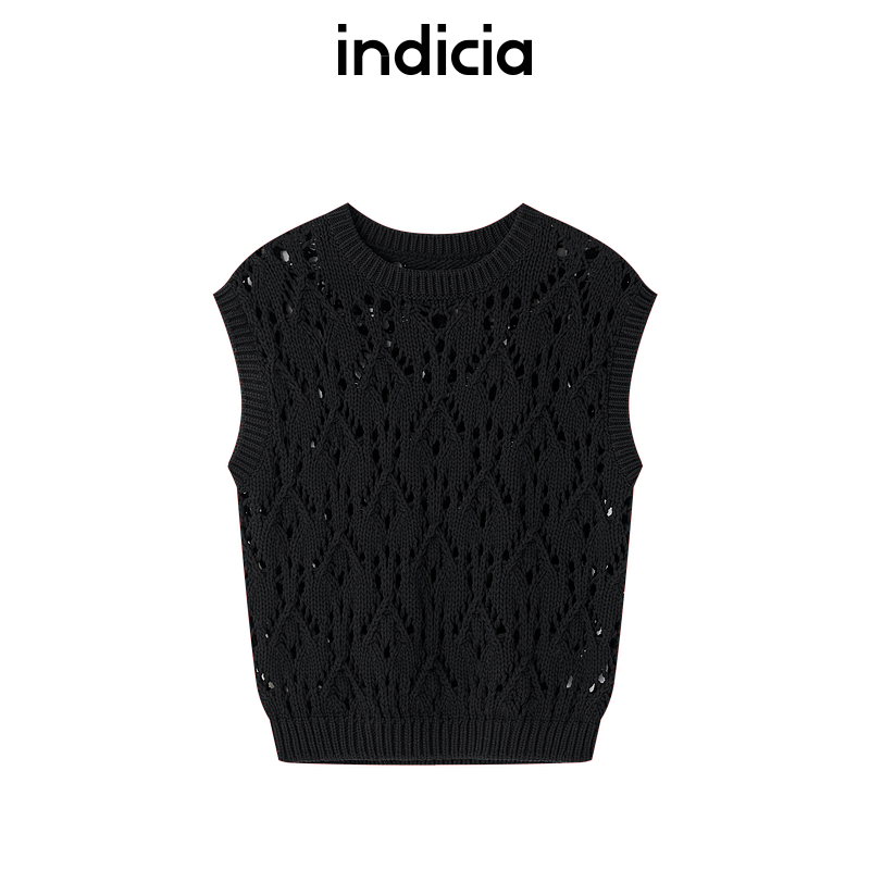 indicia标记商场同款25春新款镂空设计感叠穿背心 F2A5BX033F