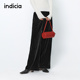 2024春季 新款 高腰阔腿裤 indicia标记商场同款 休闲长裤 6A401KZ011N
