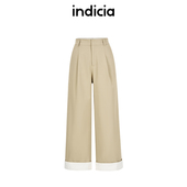 宽松休闲百搭休闲裤 indicia标记商场同款 25春新款 F2A5KZ070C