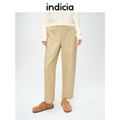 indicia标记商场同款 6A403KZ146C 女装 春秋简约通勤休闲裤 子长裤