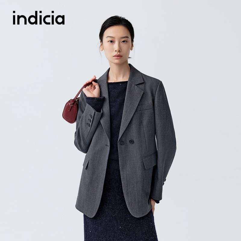 indicia标记商场同款2026春季新款时尚女装西装外套F2A6XZ064C