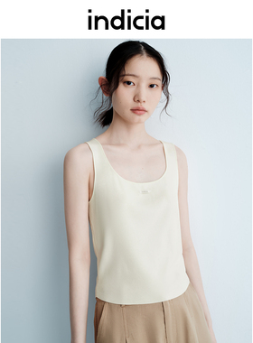 indicia标记26夏新款方领修身显瘦百搭打底吊带背心L2B5BX068