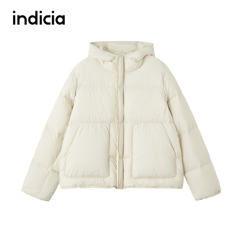 indicia标记商场同款2026冬季新款女装白色羽绒服外套FD5YR701N