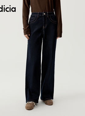 indicia标记商场同款25冬季新款女装休闲裤子牛仔裤F2D5NK466N