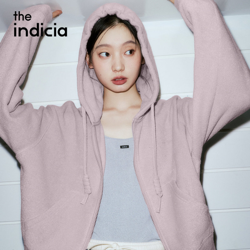 indicia标记商场同款26春季新款女装卫衣短款外套上衣L2A6WT041