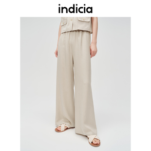 长裤 舒适醋酸休闲裤 子6B406KZ359C 夏款 indicia标记商场同款