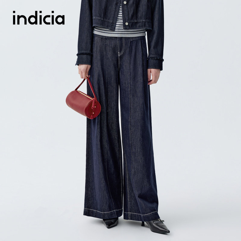 indicia标记商场同款2026春季新款牛仔裤时尚女装F2A6NK033C