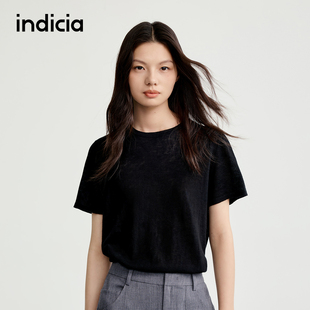 indicia标记商场同款25秋新款圆领薄透针织衫内搭L2C5ZZ143