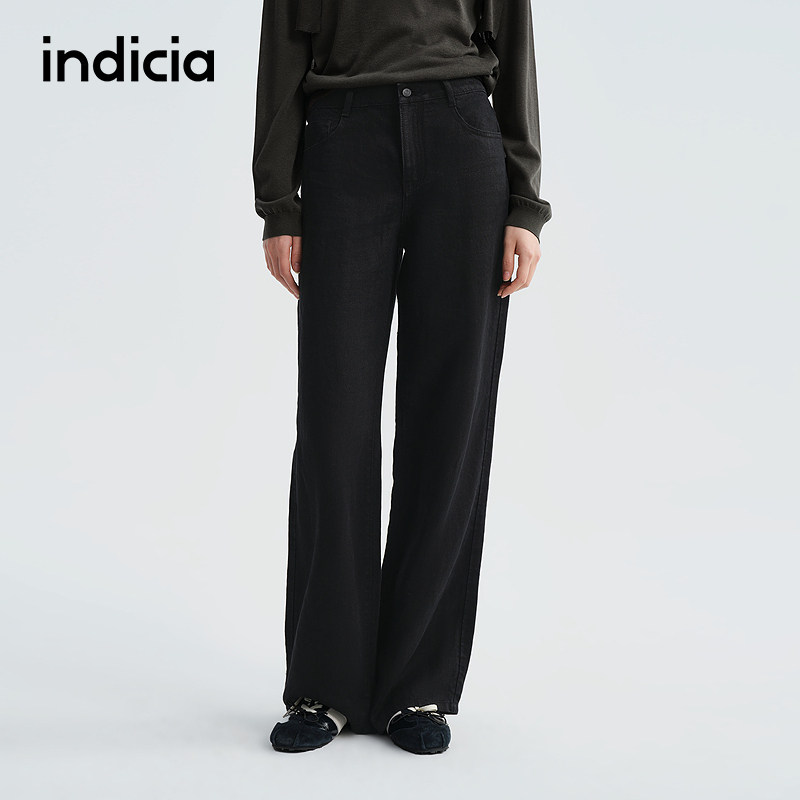 indicia标记商场同款2026夏季新款女装牛仔裤长裤子H2B6NK116F