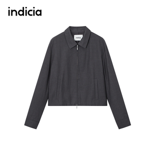 indicia标记商场同款2025秋冬季新款女装短款外套F2D5WT473F