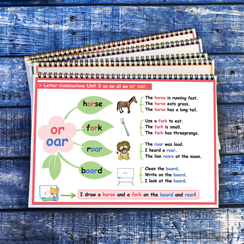 phonics牛津自然拼读描红思维图