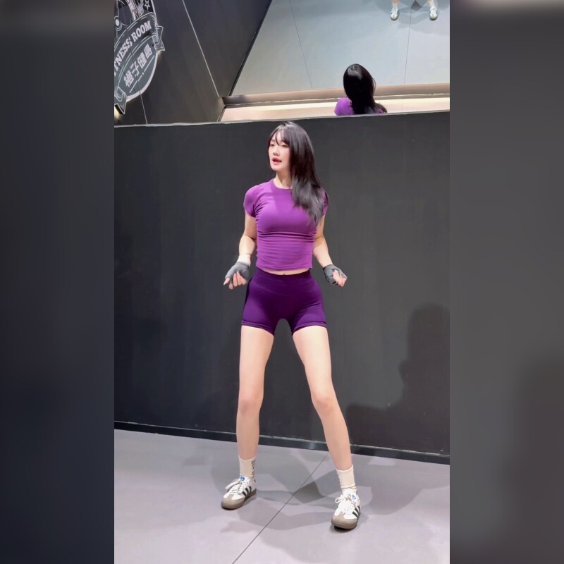 体美缘高腰瑜伽短裤显腿长蜜桃臀