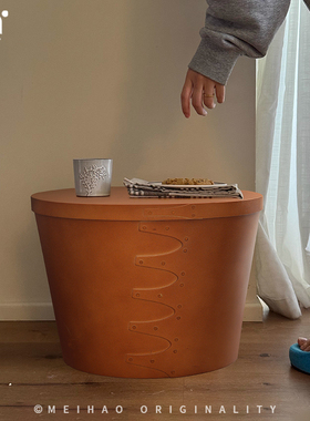 craster复古ins实木夏克盒特大手工收纳盒中古风储物小茶几床头柜