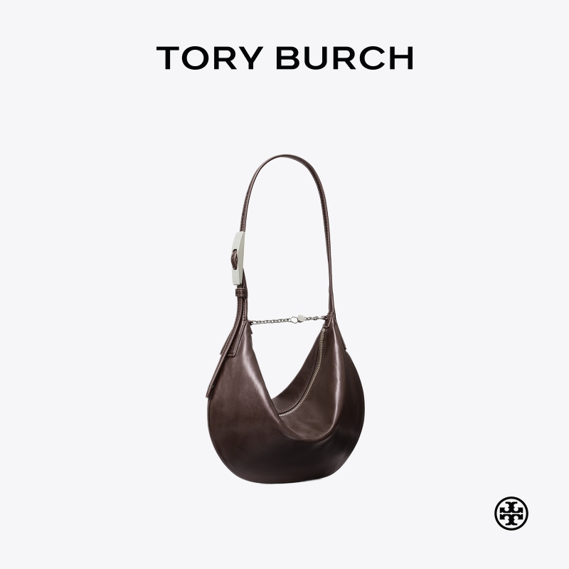 【秀场同款】TORY BURCH 汤丽柏琦 小号单肩新月包女包 179211