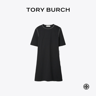 棉質(zhì)T恤連衣裙 TORY BURCH 湯麗柏琦 170881