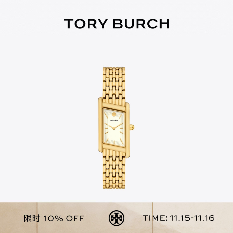 TORY BURCH 汤丽柏琦 ELEANOR 斜角腕表手表 TBW1089