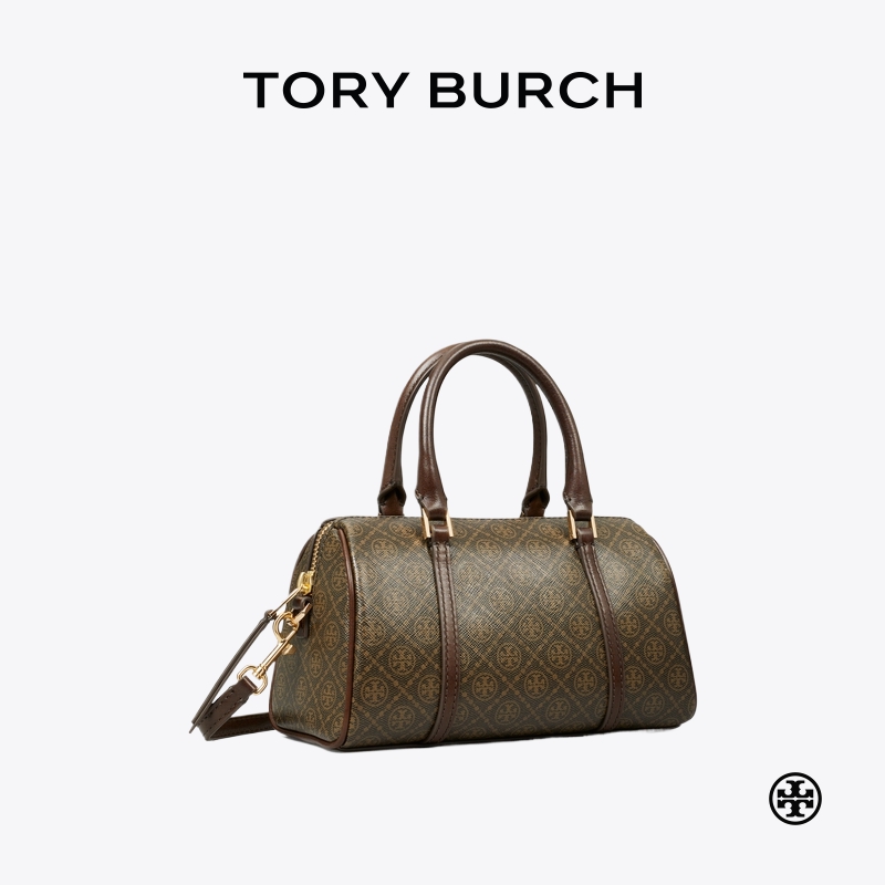 TORY BURCH 汤丽柏琦 T MONOGRAM 迷你酒桶包可可包女包 164900