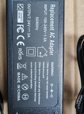 适用于TSC-4503e 244 DA200 T-4502E G813打印机电源适配器24V3A