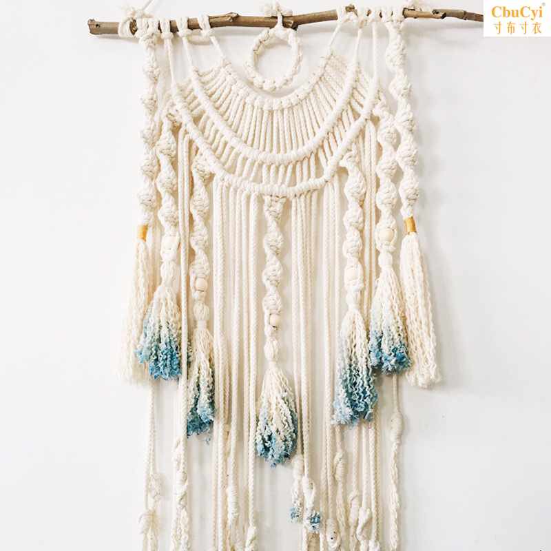 Wooden tapestry diy Tapestry Wall hanging Decorative painting Northern Europe manual weave decorate Material package a living room Cotton ropein the Home Fabric , Tapestry/Tapestry  category - from Buy2taobao.com to provide professional Taobao agent buy service