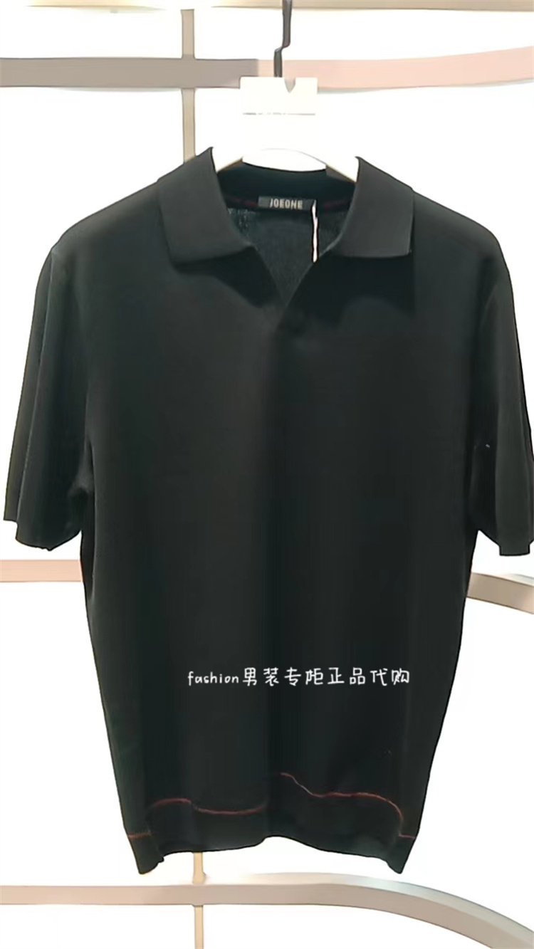 速发~Joeone/九牧王男装专柜正品2023秋JT2C40317短袖羊毛衫1199