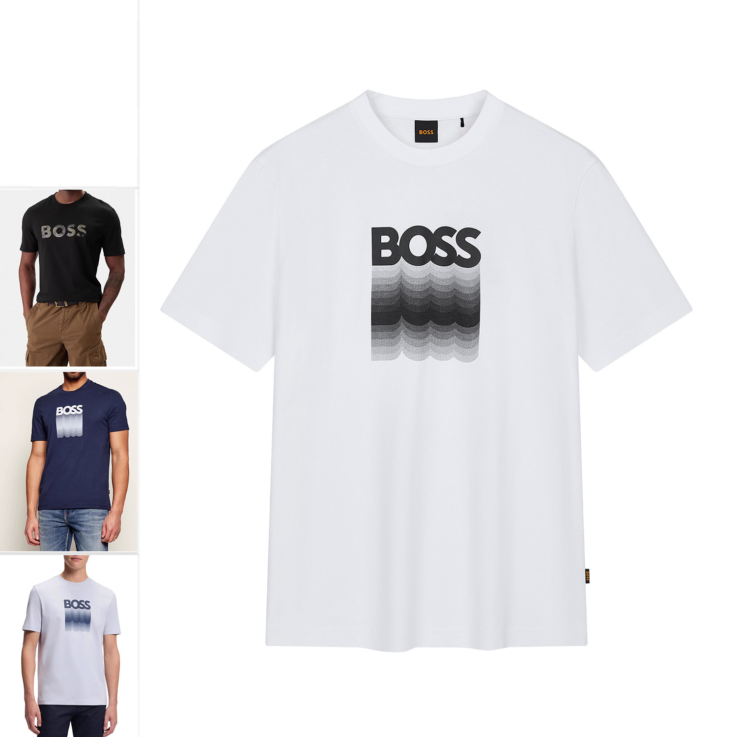 Hugo Boss橙标 男士时尚休闲纯棉圆领短袖T恤 50556009 10276567