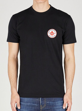 DSQUARED2 D2次方 男士奢潮时尚休闲短袖T恤 S74GD1396 D20020